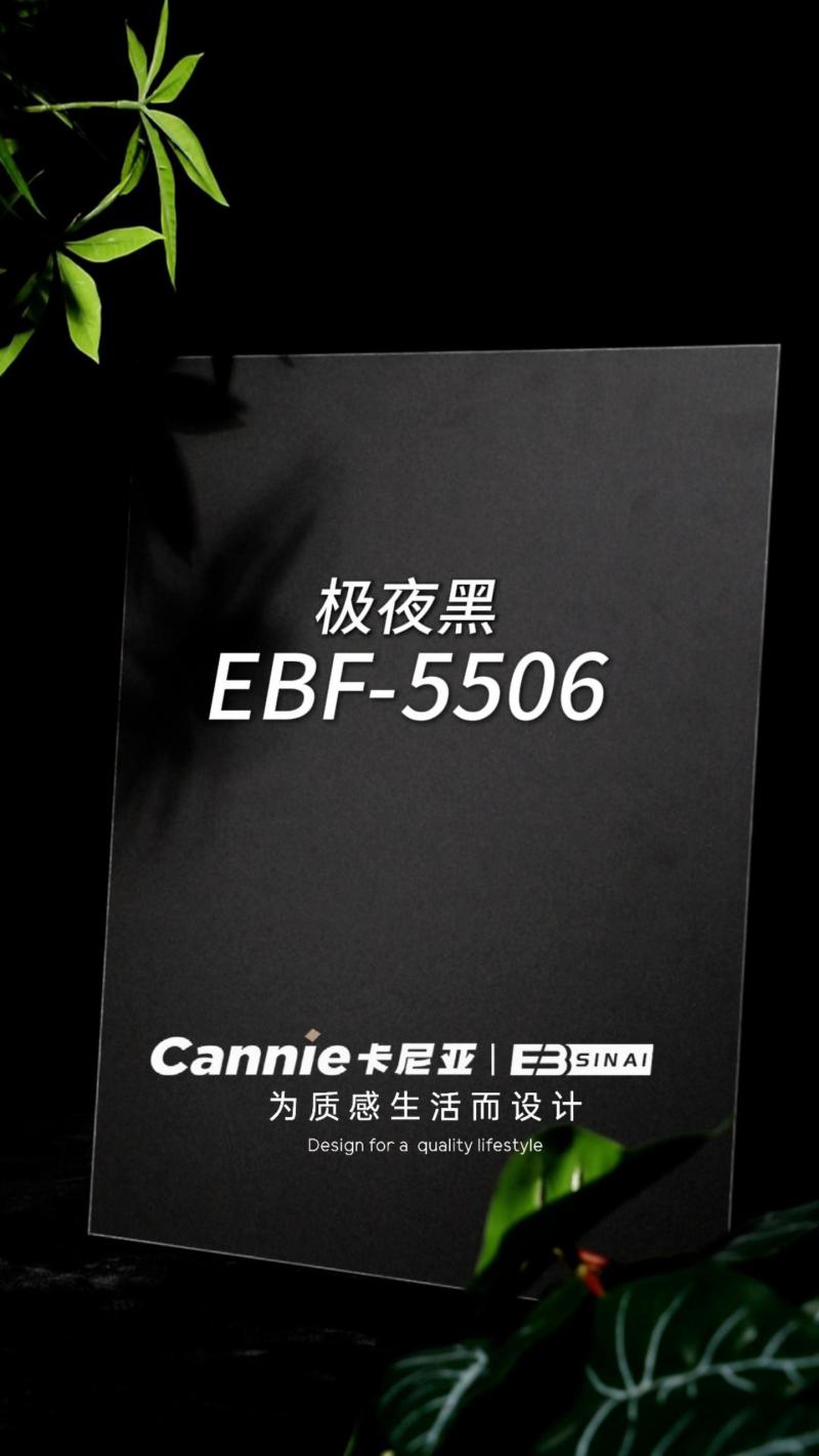 Cannie卡尼亚·EBF-5506【极夜黑】花色鉴赏